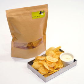 POTATO CHIPS. <br>PATATINE FRITTE.MAIONESE.